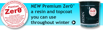 Premium Zero cold weather resin